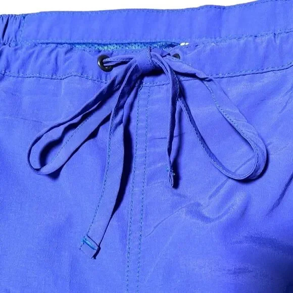 Blue shorts with pockets and internal mesh brief liner 2X - Picture 3 of 11